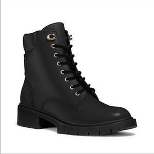 Coach Lorimer Leather combat boots sz 6 EUC - worn 3x